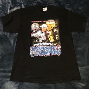Vintage Colorado Avalanche Joe Sakic Western Conference Championship Shirt